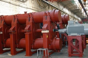  A PALLA® vibrating mill in manufacturing at MBE 