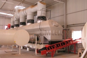  	Fluidized bed dryer/cooler for minerals 