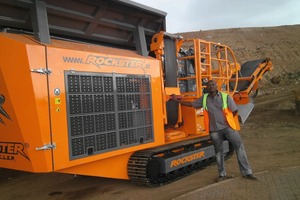  2 James Kamau with his first Rockster crusher R700S in South Africa  