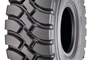  <span class="bildunterschrift_hervorgehoben">1</span>	OTR-Reifen GP-4D von Goodyear • GP-4D OTR tyres from Goodyear  