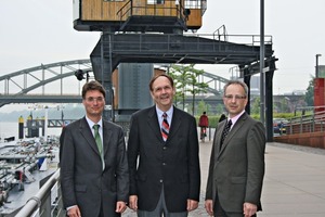  Dr. Conrad Mauritz, Dipl. Ing, Dipl. Kfm. Michael W. Rokitta, Dipl. Ing. Markus Buscher (from left to right) 