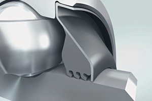  Dreifachlippendichtungen erhöhen die Lebensdauer von Wälz­lagern, die unter rauen Umgebungsbedingungen eingesetzt ­werden • Triple lip seals increase the lifetime of the roller bearings used in harsh environmental conditions 