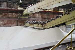  9	Zwischenlagerung des aufbereiteten Salzes • Intermediate storage of the processed salt 