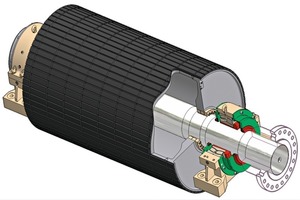  3	Antriebstrommel mit Flanschkupplung • Drive pulley with flange coupling 