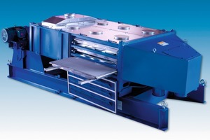  Apex screener with nearly horizontal decks reduce ­product loss  