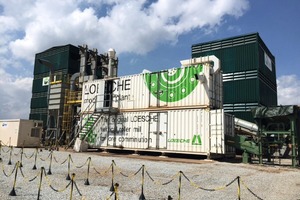  The mobile Loesche OGP (Ore Grinding Plant) at the New Steel pilot plant, Ouro Preto/Brazil 