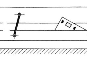  	Diagram of a flexible-drive resonance screen 