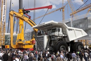  Liebherr stand at open area<br /> 