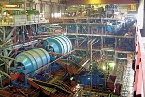  Trennanlage in der Mine # Dense media separation plant 