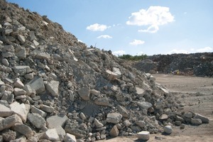  	Crushed concrete from prefabricate buildings 