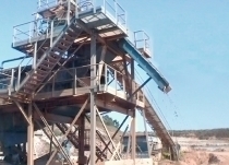  	View at the sand and gravel quarry, Wolkersdorf  