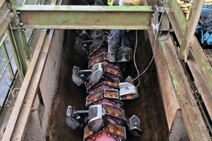  3Installation of the washing shafts 