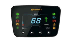  MultiViu Compact 4 is Continental's new primary instrumentation for construction machinery. The display is even legible under conditions of intense solar radiation thanks to its particularly bright screen 