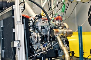  Neuer H-Serie Motor auf dem Abgasprüfstand • New H-series at the emissions test bench 