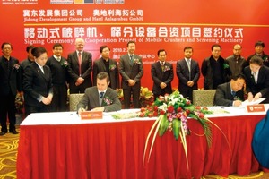  Signing of the cooperation agreement<br /> 