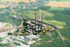  Blick auf die Muldenhütten Recycling und Umweltschutz GmbH in Freiberg/Sachsen 