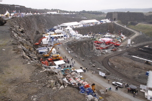  View of the levels C, B and A 