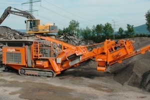  The Rockster impact crusher R900 at Nägelebau in Röthis 