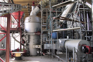  MPS vertical roller mill for bentonite grinding at Ökosys Umwelttechnik, Germany (Gebr. Pfeiffer AG) 