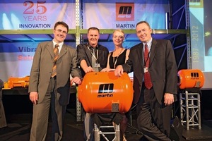  Michael Hengl (CEO ME Europe), Joachim Preiss (Marketing ME ­Europe), Lilia Mertes (Assistant ME Europe) und/and Scott Hutter (CEO ME USA) 