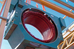  5 Stator bei der Montage • Stator during installation 