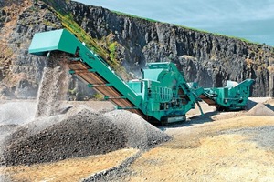  Powerscreen 1500 Maxtrak und/and ­Powerscreen XA750 