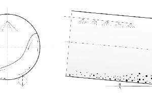  <div class="bildtext">7 Schematische Darstellung einer Granuliertrommel – ohne Klassiereffekt # Schematic view of a granulation drum – with no classifying effect</div> 
