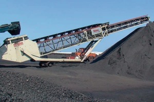  TS 624 Tracked Telescopic Conveyor at Fergusson Coal 