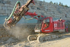  Sandvik DQ500 im Einsatz am Jagdbergtunnel 