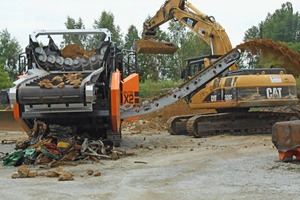  Splitter X2 – mobile spiral shaft separator on tracklaying chassis 