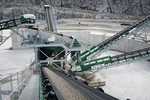  Infinity screen and 4 stockpile conveyors at Velde 