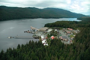  13 Verladeanlage der Greens Creek Mine # Loading facility at Greens Creek Mine 