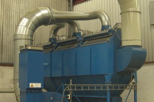  PowerCore® dust collection unit with a capacity of 20 000 m3/h at the Isover plant 