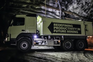  2 Volvo FMX trucks will be tested in regular operations in a Swedish underground&nbsp; mine 