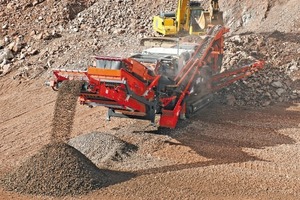  5	Die patentierte PrisecTM -Prallbrecher-Technologie mit Primär- und Sekundär-Einstellung vergrößert das Anwendungsspektrum des Sandvik QI341 entscheidend • The patented PrisecTM impact crusher technology with primary and secondary setting increases the range of applications the Sandvik QI341 can work in 