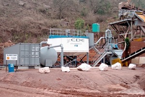  1 Waschanlage von CDE im Steinbruch Sterkspuit • CDE washing plant at Sterkspuit quarry
 