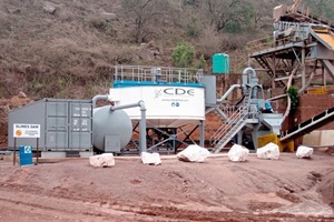  1 Waschanlage von CDE im Steinbruch Sterkspuit • CDE washing plant at Sterkspuit quarry
 