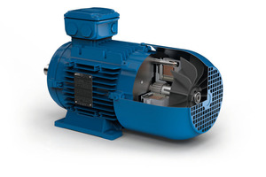  Neuer modularer EUSAS-Motor in Bauform B3 mit Federkraftbremse 