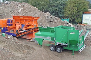  Ideale Partner für Brechen und Sieben, RA 700/6 und MS 1600Ideal partners for crushing and screening, the RA 700/6 and the MS 1600  