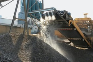  2 Fogging at a mobile crusher and screen 