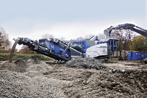  1&nbsp; Kleemann's MOBIREX MR&nbsp;110&nbsp;Z&nbsp;EVO2 mobile impact crusher works efficiently in both natural stone and recycling applications 