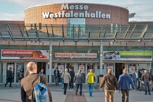  <div class="bildtext">1 The Westfalenhallen Dortmund as approved location for the double trade show Solids and Recycling-Technik</div> 