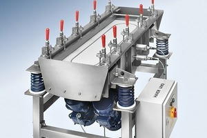  3	Die Kleinstsiebmaschine HAVER UMD ist ein Linearschwinger und geeignet für die Siebung von geringen Produktions­mengen und kleinen Einzelchargen sowie für Anwendungen im Labor- und TechnikumsmaßstabThe sleek screening machine HAVER UMD is a linear vibrating screen characterized by its small footprint and high sepa­ration accuracy. For screen­ing small production volumes and small single batches and for applica­tions on laboratory and pilot plant scale 