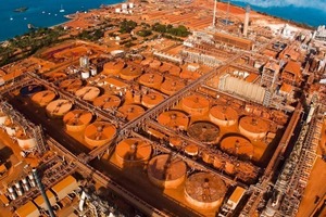  	 RTA‘s Gove refinery in Australia (Rio Tinto) 