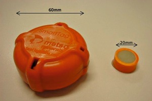  4	Dank der neuen Größen der SmartTagsTM von 60 mm bis hinunter zu 20 mm Durchmesser kann das System noch vielfältiger eingesetzt werden • New sizes of SmartTagTM from 60 mm down to 20 mm diameter allow the system to go further 