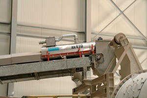  Sandvik‘s HX410 dust suppression system at the quartz plant in Duingen 